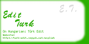 edit turk business card